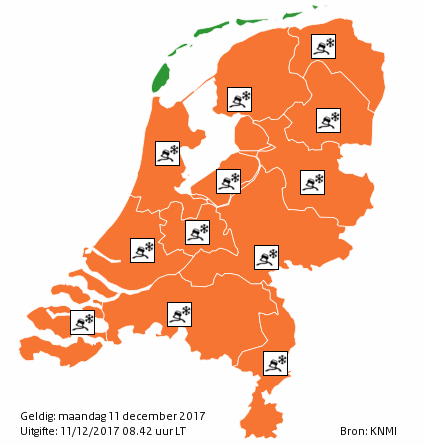 waarschuwing land 0 new