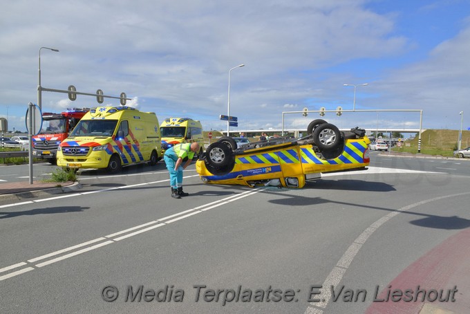 Mediaterplaatse ongeval a9 weginspecteur gewond 0001Image00005