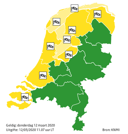 waarschuwing land 0 new