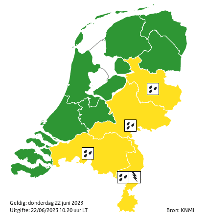 waarschuwing land 0 new