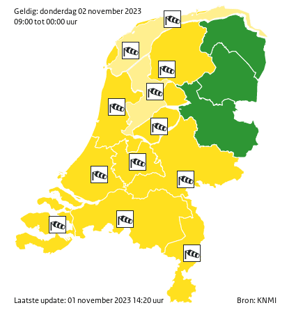 waarschuwing land 1 new