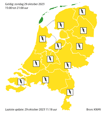 waarschuwing land 0 new