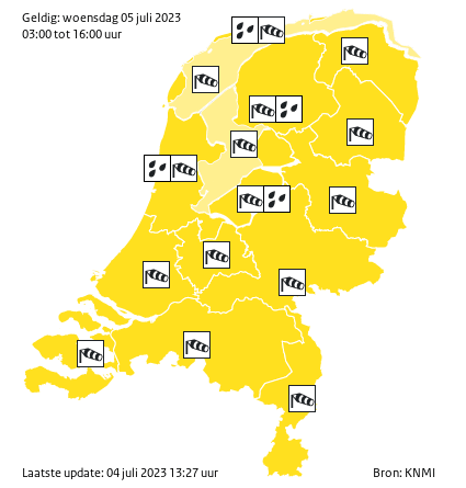 waarschuwing land 1 new