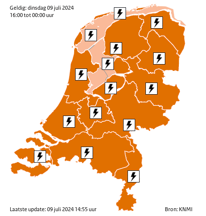 waarschuwing land 0 new