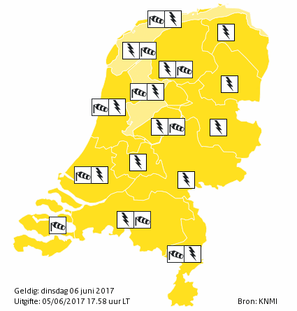 waarschuwing land 1 new