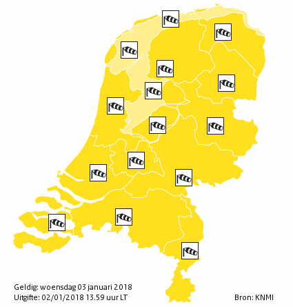 waarschuwing land 1 new